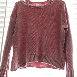 neutral pink sweater